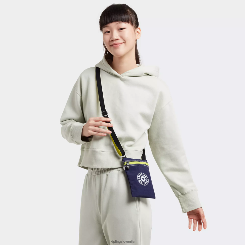 Kipling V4X2B81 ultimativna mornarica mini torba za čez ramo afia lite ženske torbice za čez ramo - slika 3