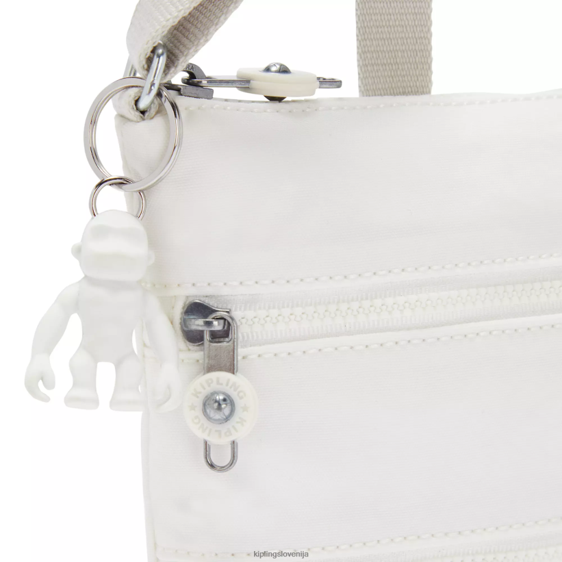 Kipling V4X2B89 nov alabaster keiko mini torbica za čez ramo ženske mini vrečke - slika 5