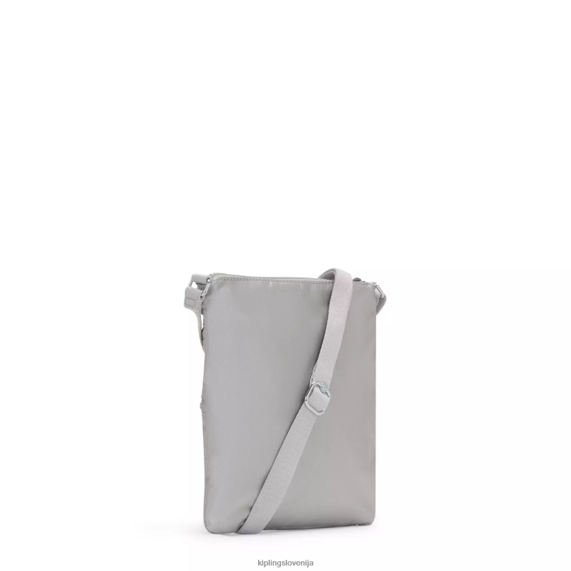 Kipling V4X2B96 svetlo kovinsko keiko kovinska mini torbica za čez ramo ženske mini vrečke - slika 5