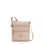 Kipling V4X2B97 kovinski zlati obesek keiko kovinska mini torbica za čez ramo ženske mini vrečke