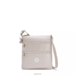 Kipling V4X2B98 kovinski sijaj keiko kovinska mini torbica za čez ramo ženske mini vrečke