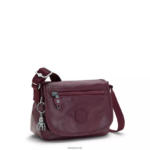 Kipling V4X2B99 bordo lak sabian kovinska mini torbica čez ramo ženske mini vrečke - slika 2