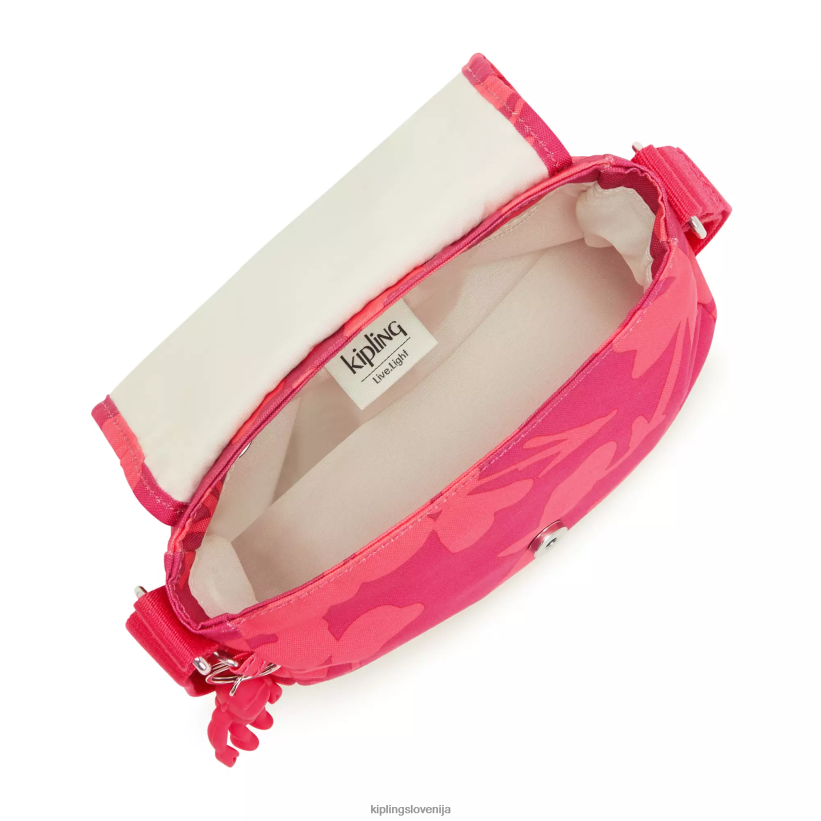 Kipling V4X2B9 koralni cvet mini torbica čez telo s potiskom sabian ženske mini vrečke - slika 3