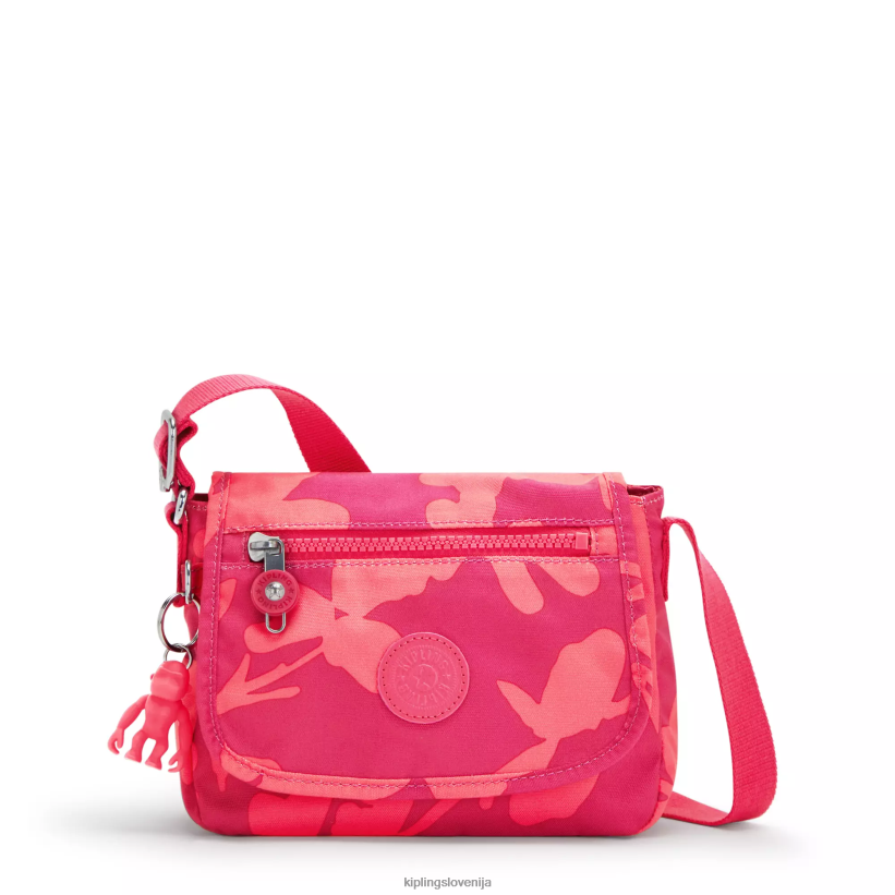 Kipling V4X2B9 koralni cvet mini torbica čez telo s potiskom sabian ženske mini vrečke - slika 1